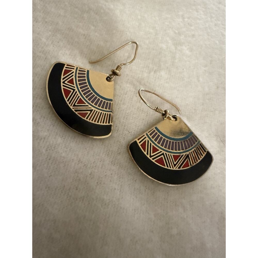"Mali" Pierced earrings Laurel Burch